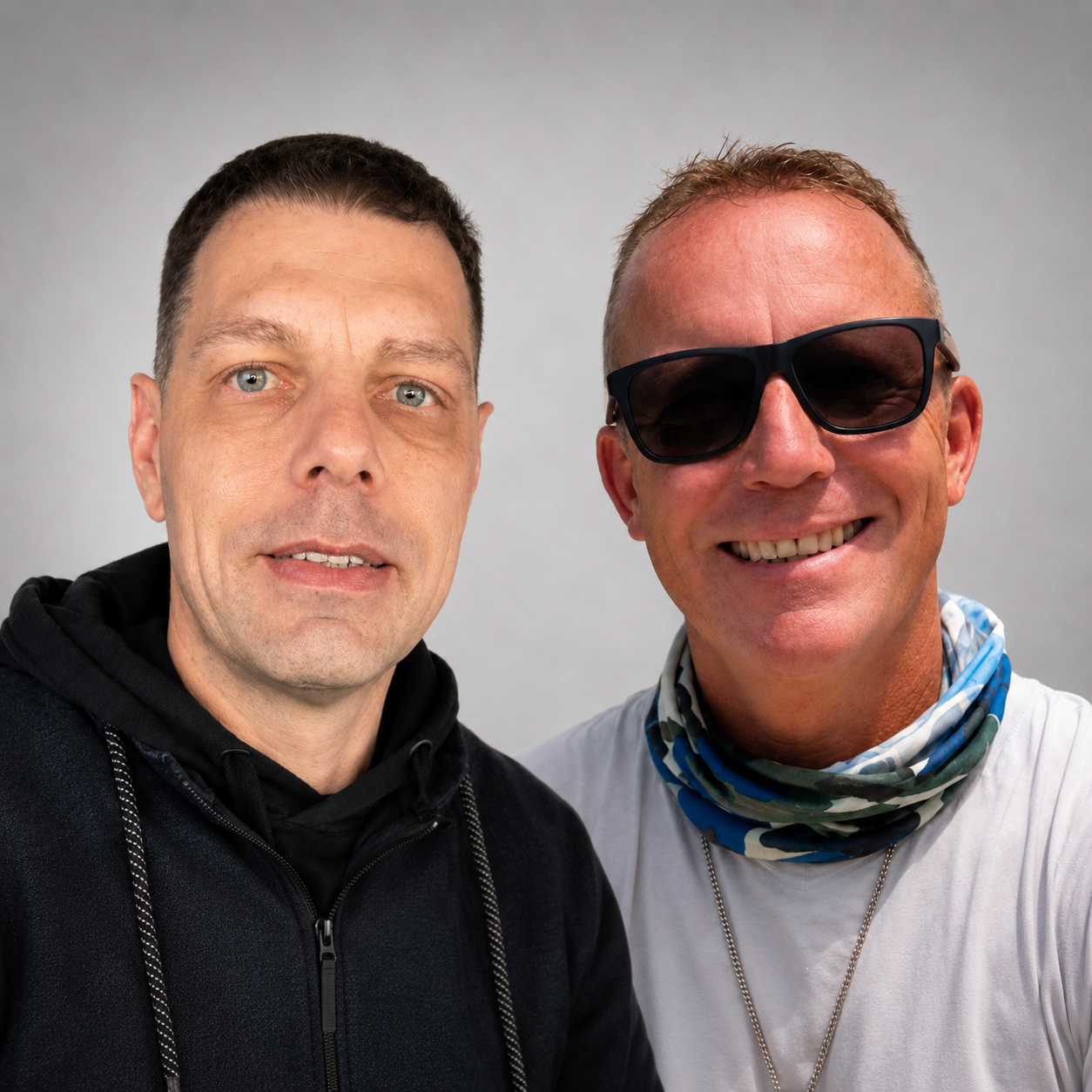 Moderatorenbild Dale Kurz+Fabian Schäfer