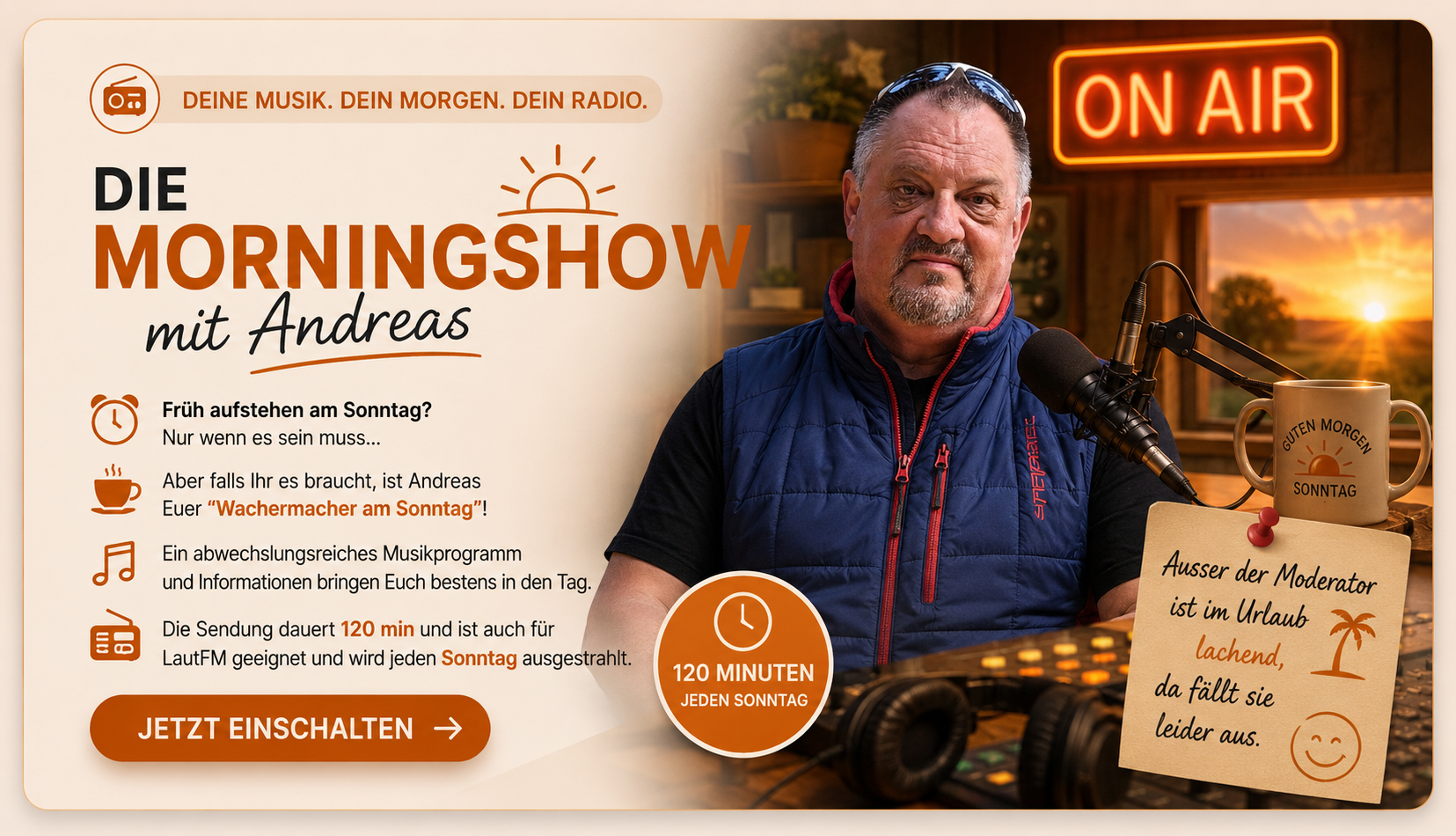 Sendungsbild Die Morningshow mit Andreas
