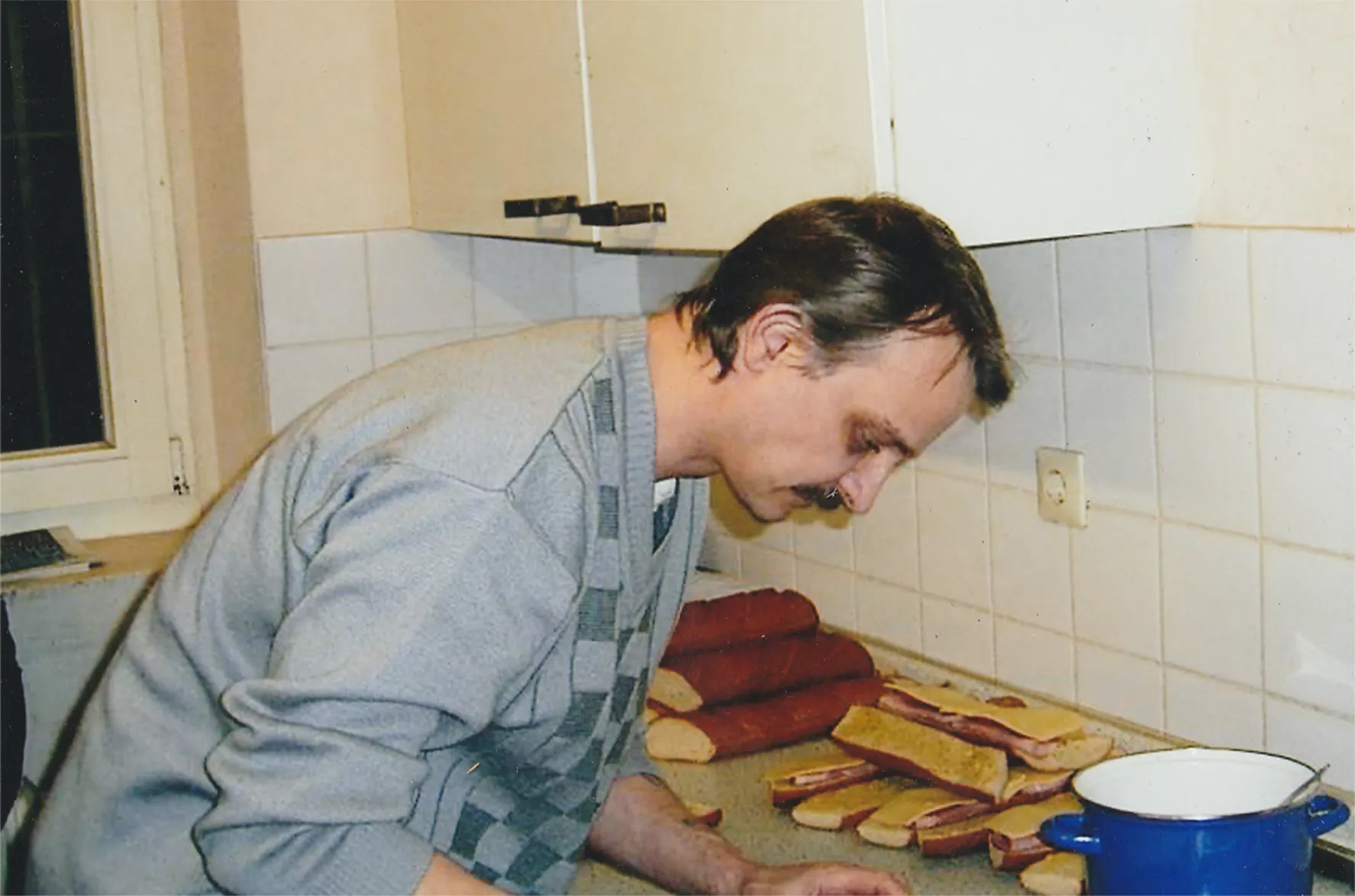 Ich im Knast beim Essen machen